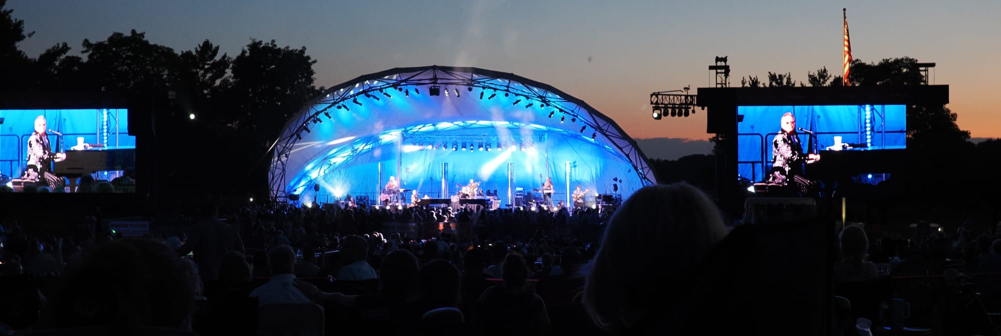 outdoor concert venue at sunset Santa Rosa